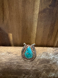 Wild Rag Slide - Horse Shoe Turquoise