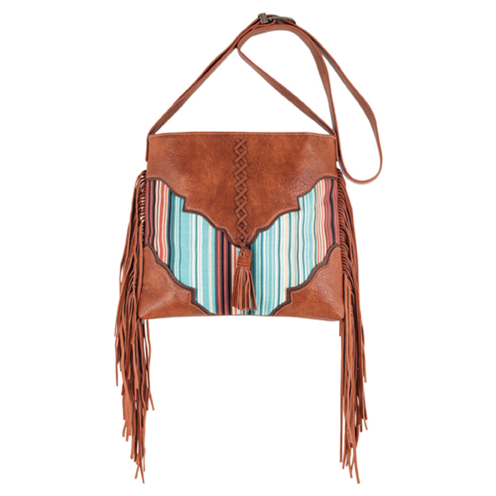 Catchfly Crossbody - Tan With Stripes