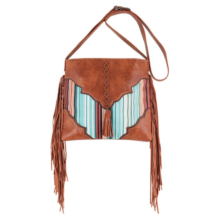Catchfly Crossbody - Tan With Stripes
