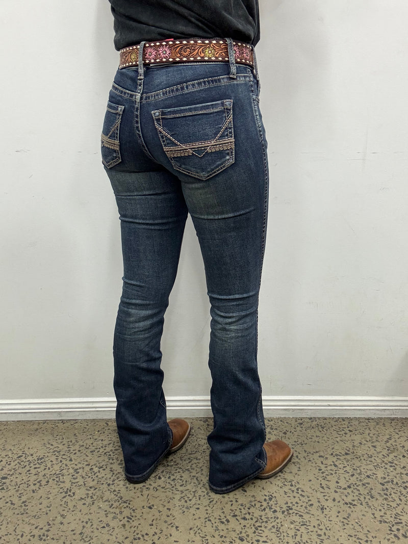 Rock & Roll Cowgirl Jeans - BW4RD06395 - Mid Rise Riding Fit