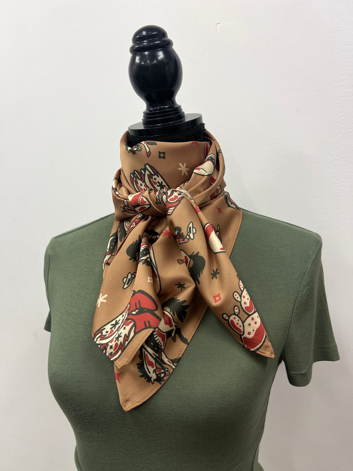 Western Wild Rag - Red Rodeo