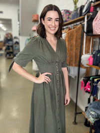 Everleigh Dress - Sage