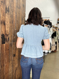 Cindy Top - Light Denim