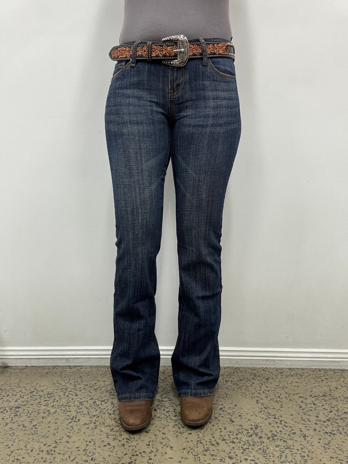 Stetson Jeans - Classic Bootcut S Stitching Blue