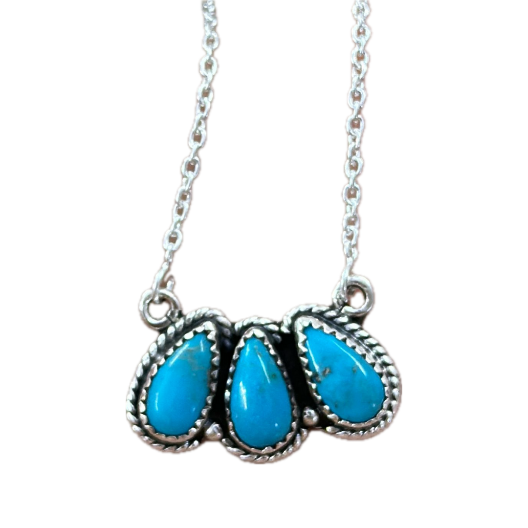 High Country Necklace - Turquoise & Silver