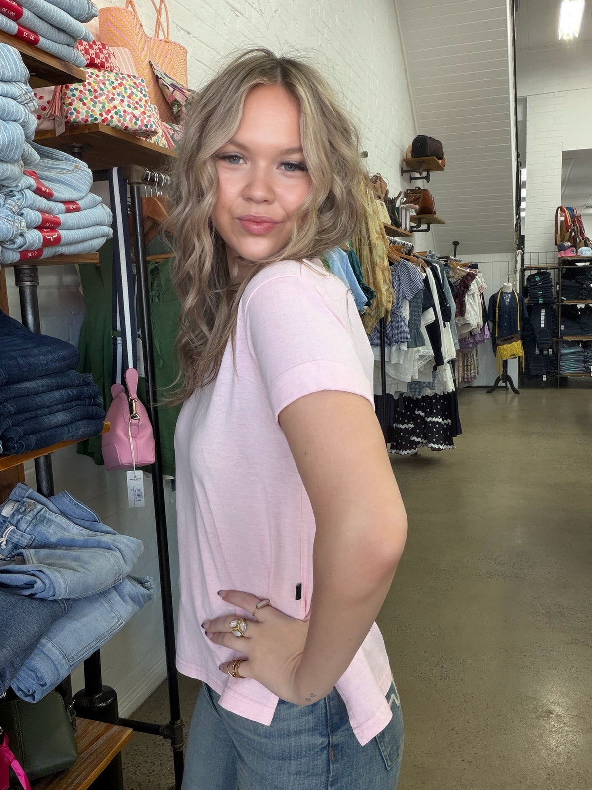 AAE Washed Tee - Peach