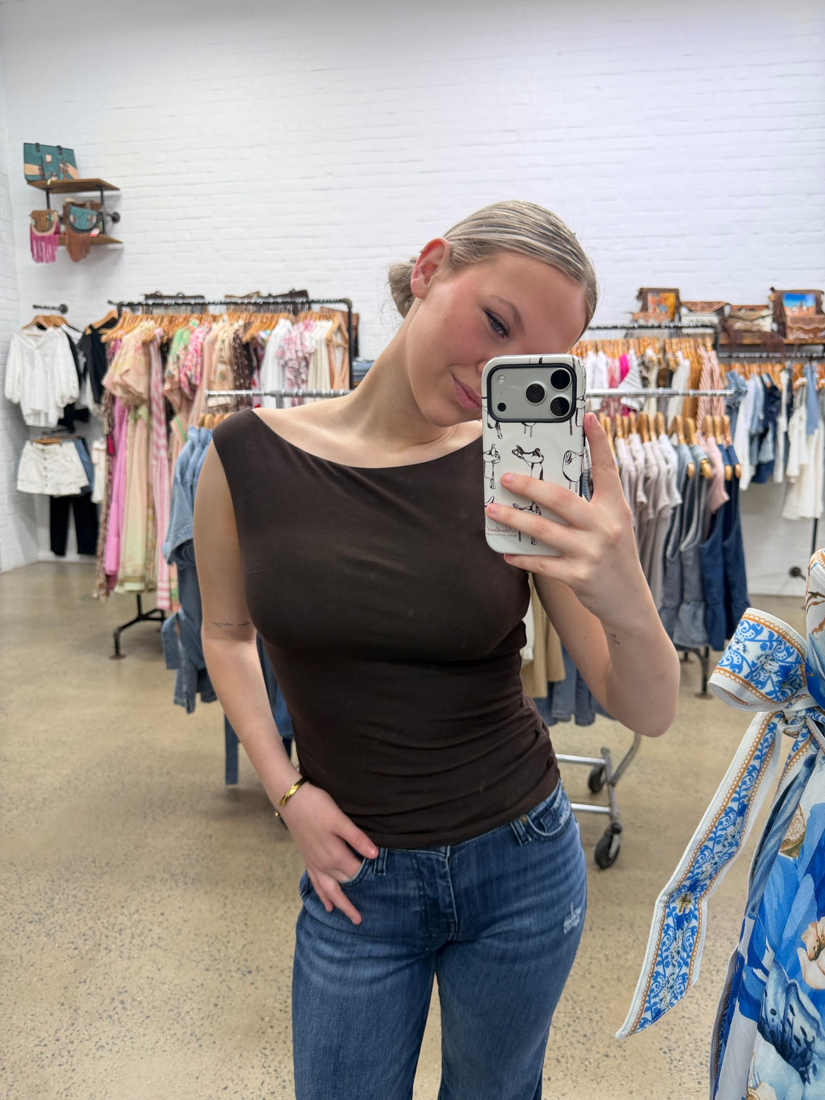 Kylie Top - Brown