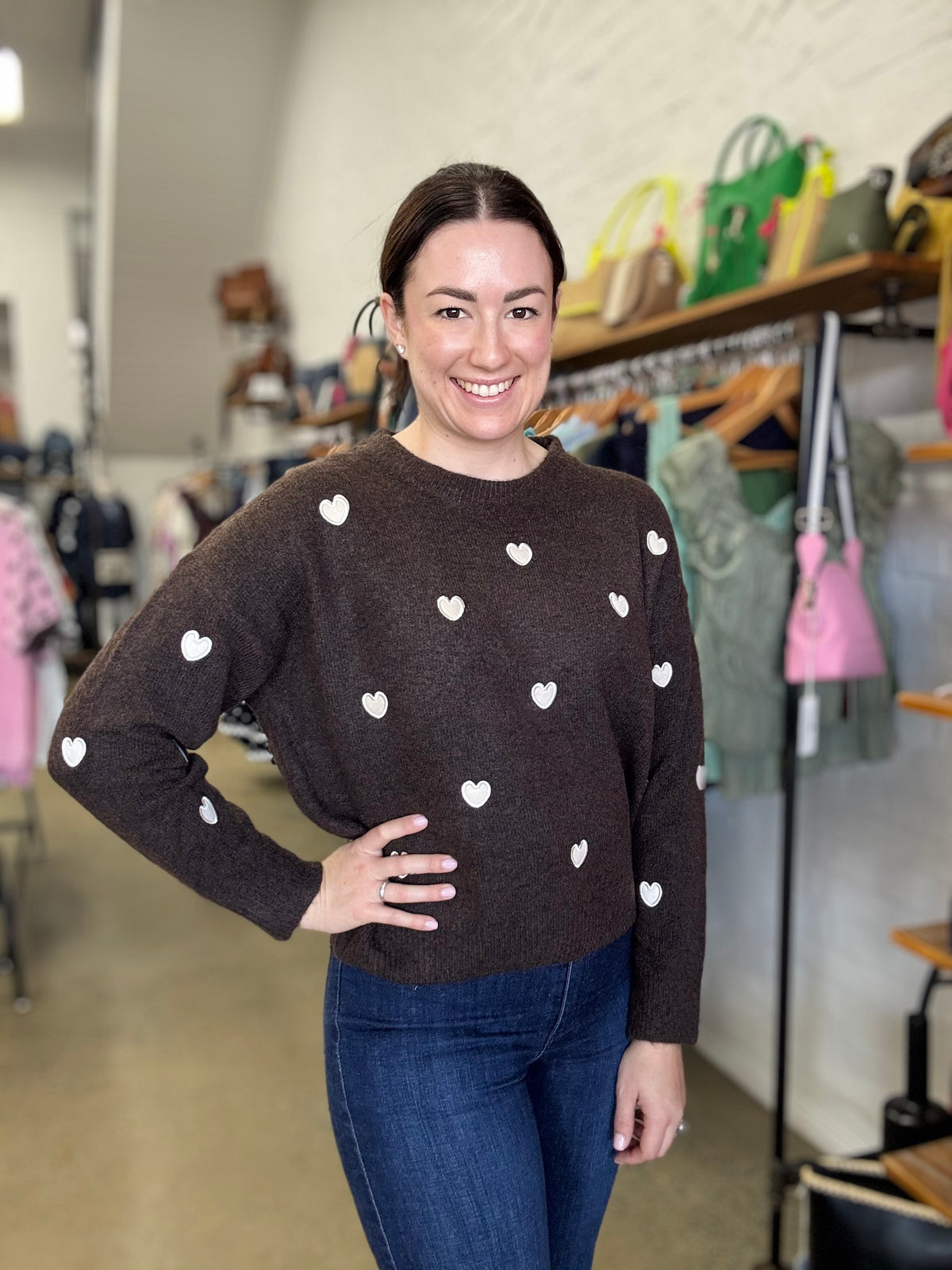 Gabriel Knit - Chocolate Hearts