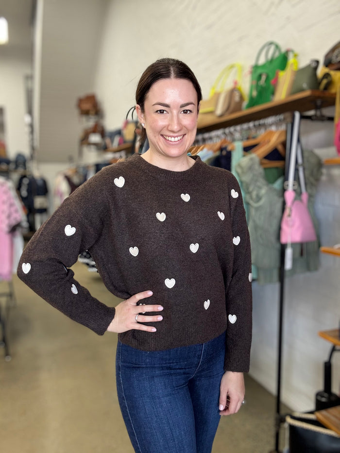 Gabriel Knit - Chocolate Hearts