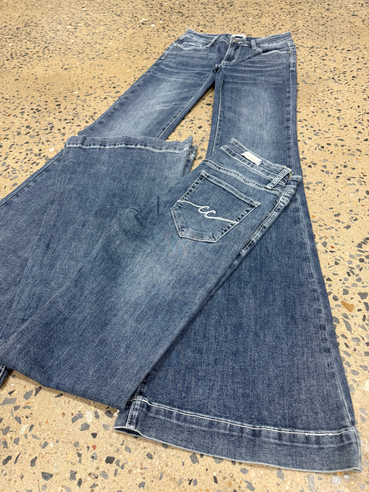 CC Western Jeans - Carissa Classic Mid Wash Trouser