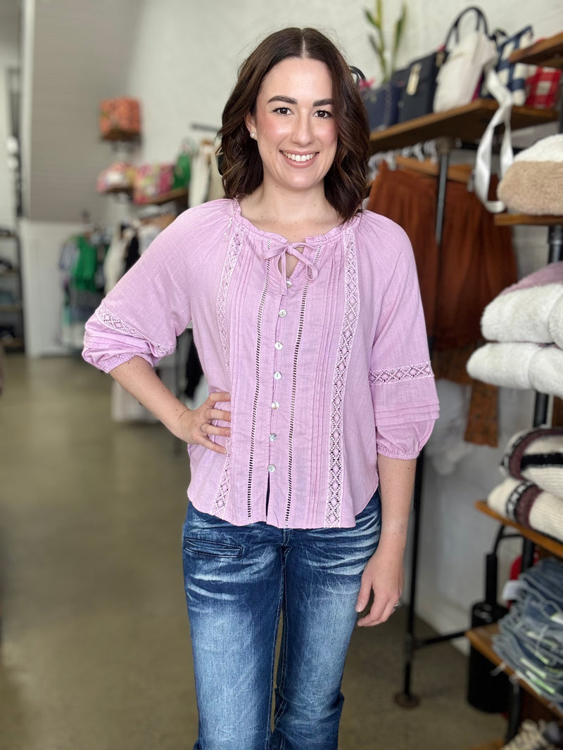 Evelyn Top - Lilac