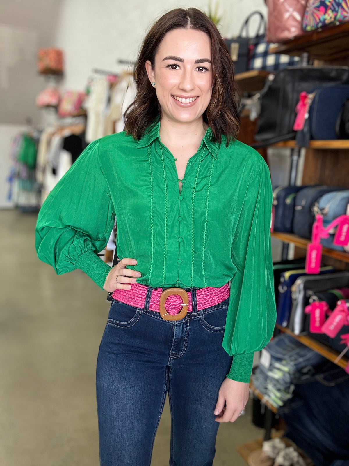 Chelsea Top - Green