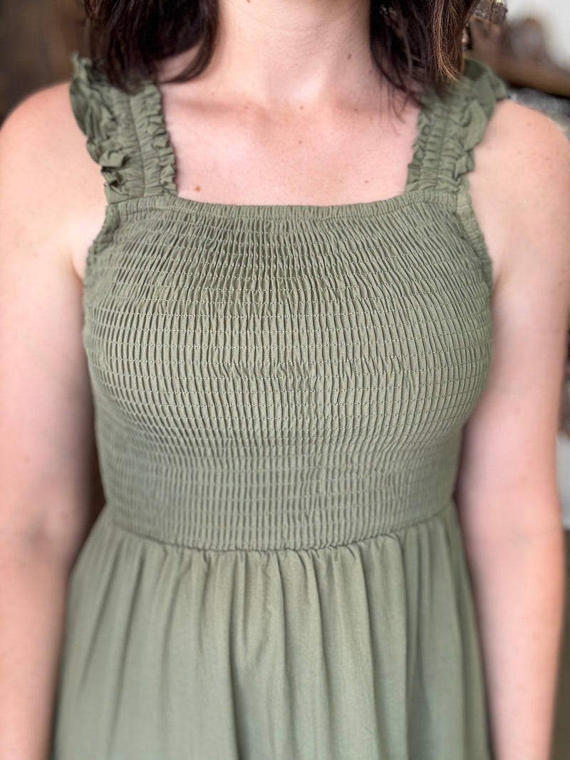 Jayde Dress - Khaki