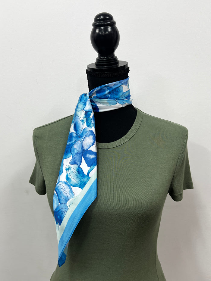 Western Wild Rag - Watercolour Periwinkles (Blue)