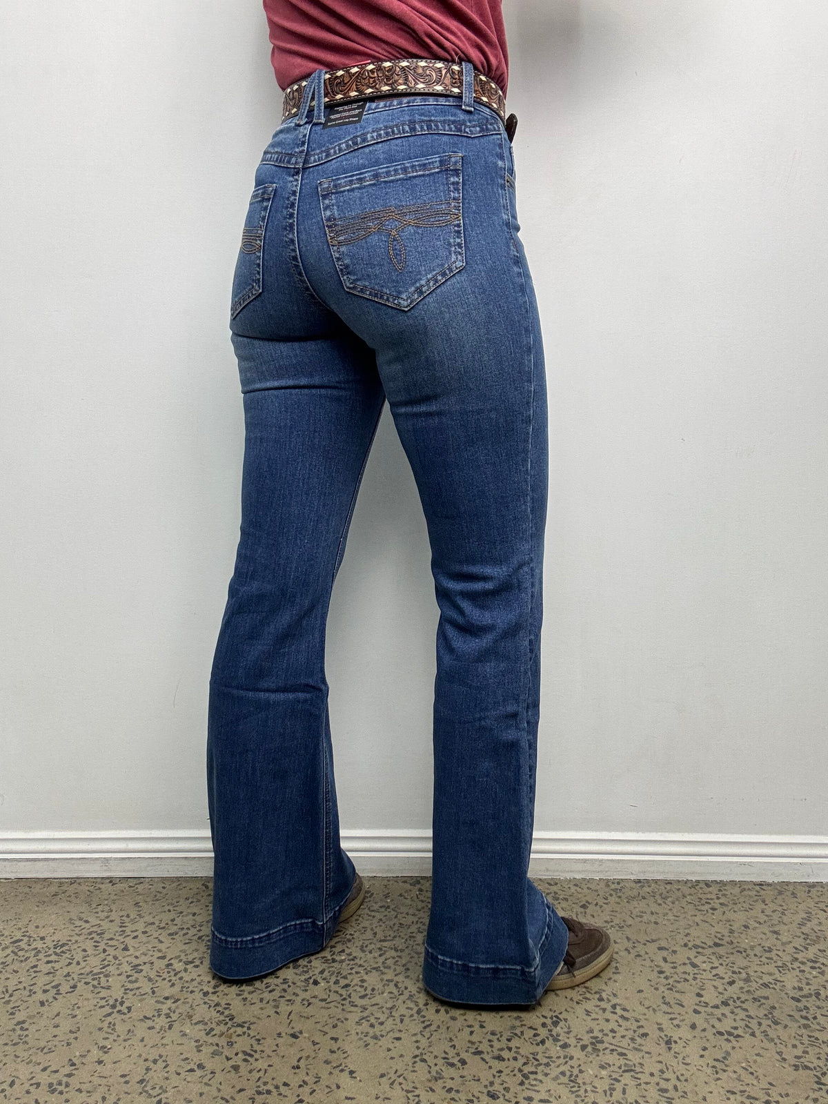 Rock & Roll Cowgirl Jeans - BW5HD09757 - Double Waistband High Rise Trouser