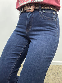 Rock & Roll Cowgirl Jeans - BW5HD09760 - Turquoise Coin Pocket High Rise Trouser