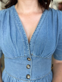 Everleigh Dress - Denim