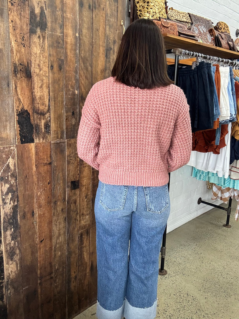 Bria Knit - Rose