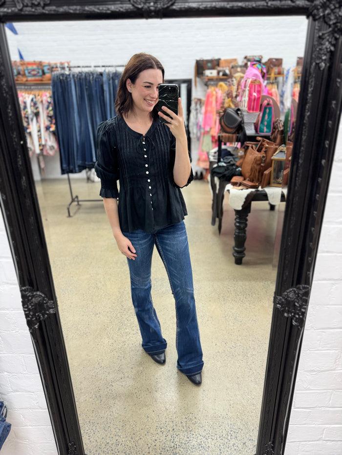 Birdie Top - Black