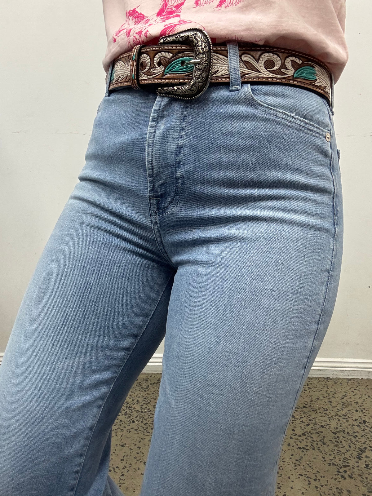 7 For All Mankind - Ultra High Rise Jo Indigo Bloom