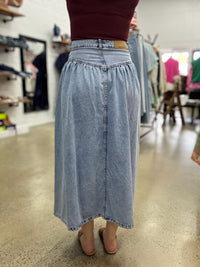 Arlo Maxi Skirt - Light Blue