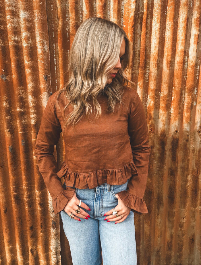 LJC Freddie Top - Chocolate
