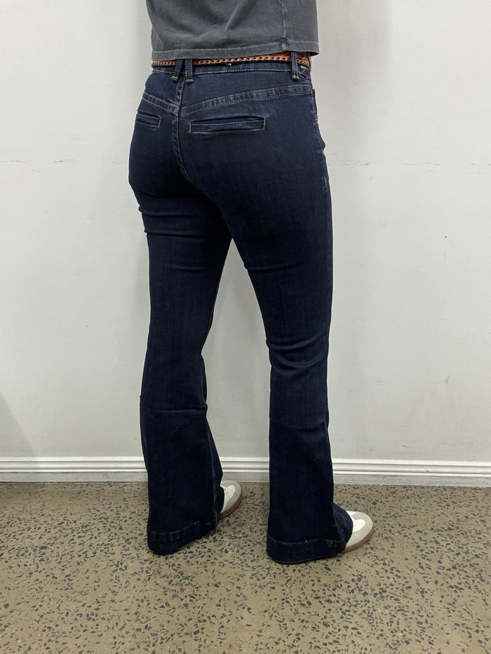 Rock & Roll Cowgirl Jeans - BW5HD07844 - High Rise Trouser