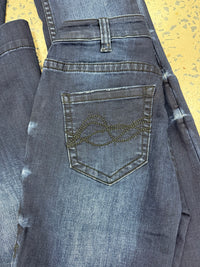 Cowgirl Tuff Jeans - Deep Sapphires