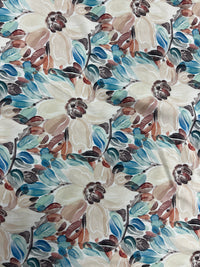 Western Wild Rag - Floral (Beige)