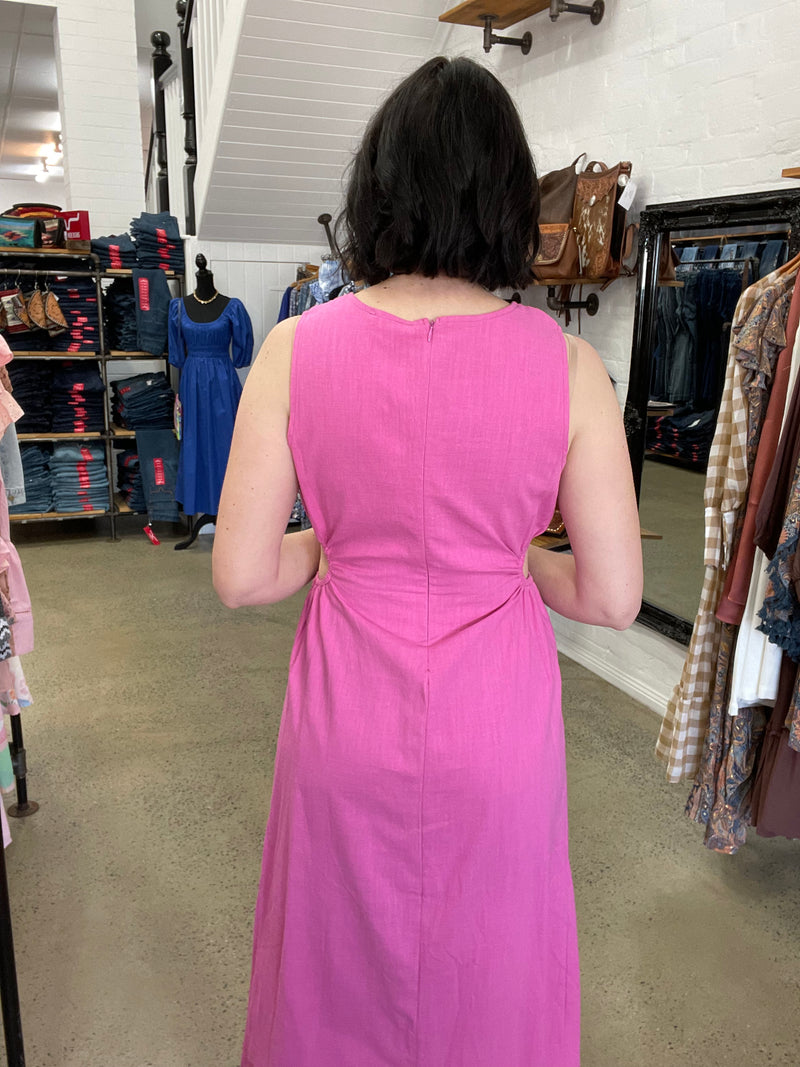 Becca Dress - Hot Pink