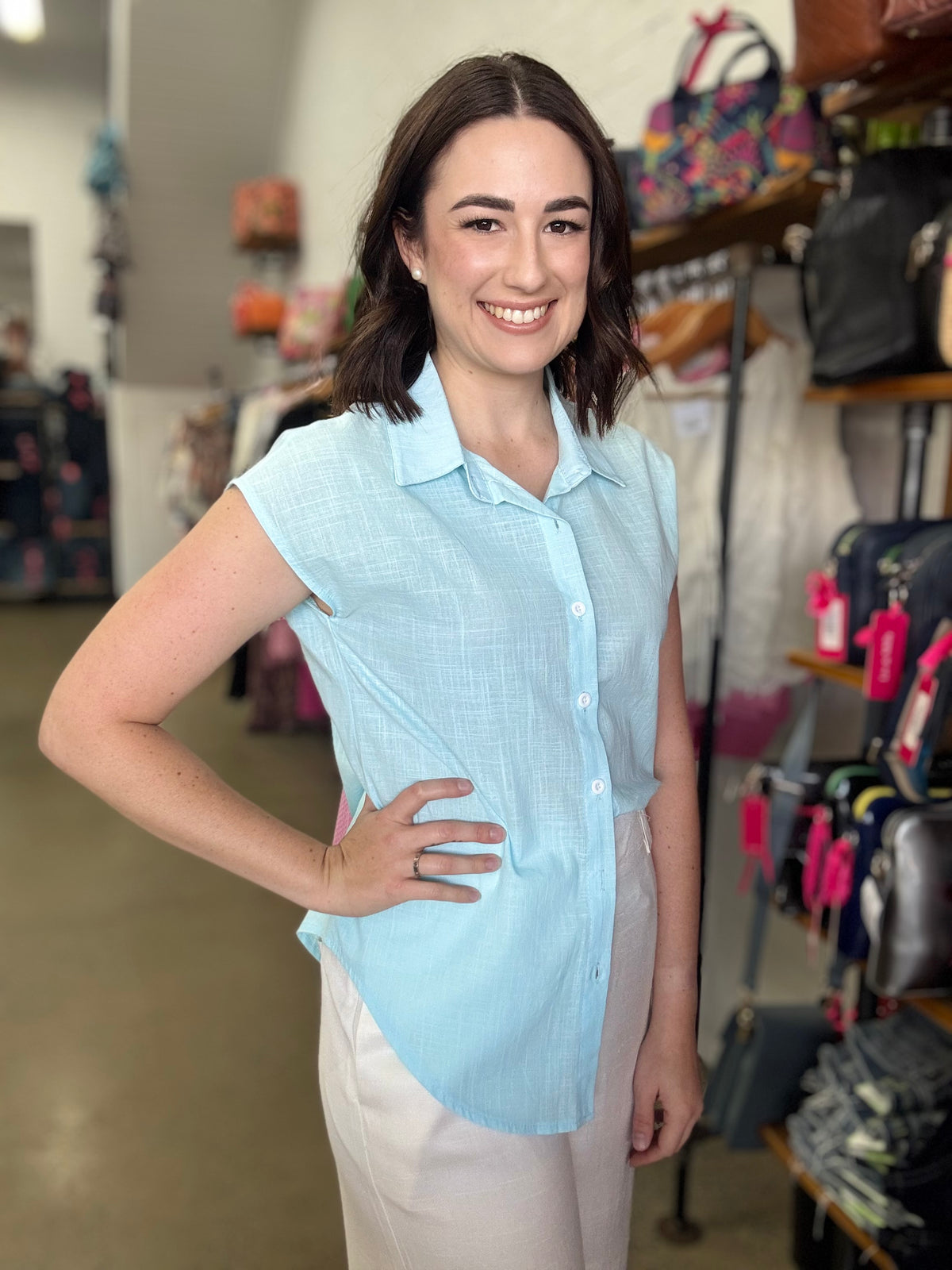Esme Top - Blue