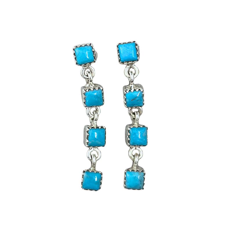 Western Earrings - Ridgeline Turquoise Drop