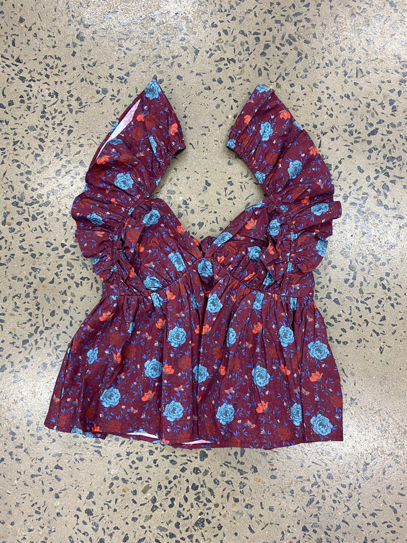 Kaylee - Burgundy Floral