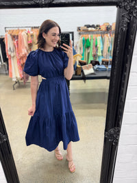 Ruth Dress - Navy