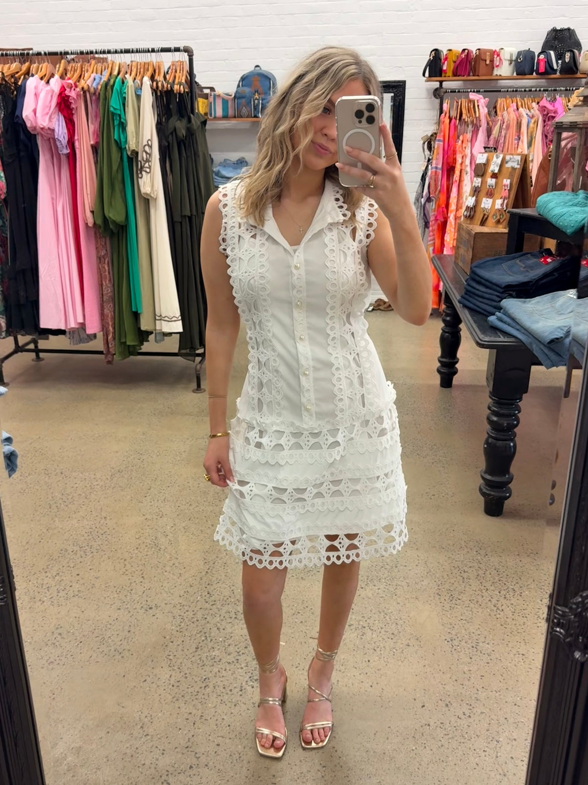 Gail Dress - White