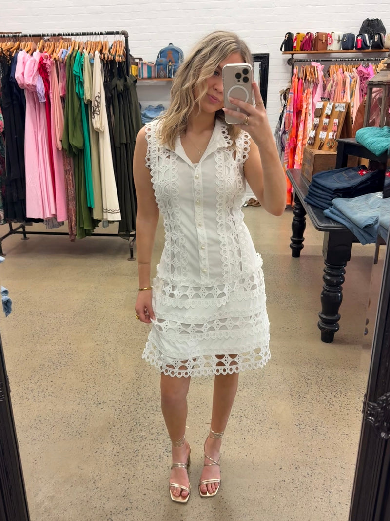 Gail Dress - White