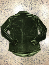 Rock and Roll - Velvet Retro Long Sleeved Snap (LWN2S07121)