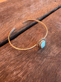 Scottie Cuff - Turquoise Stone