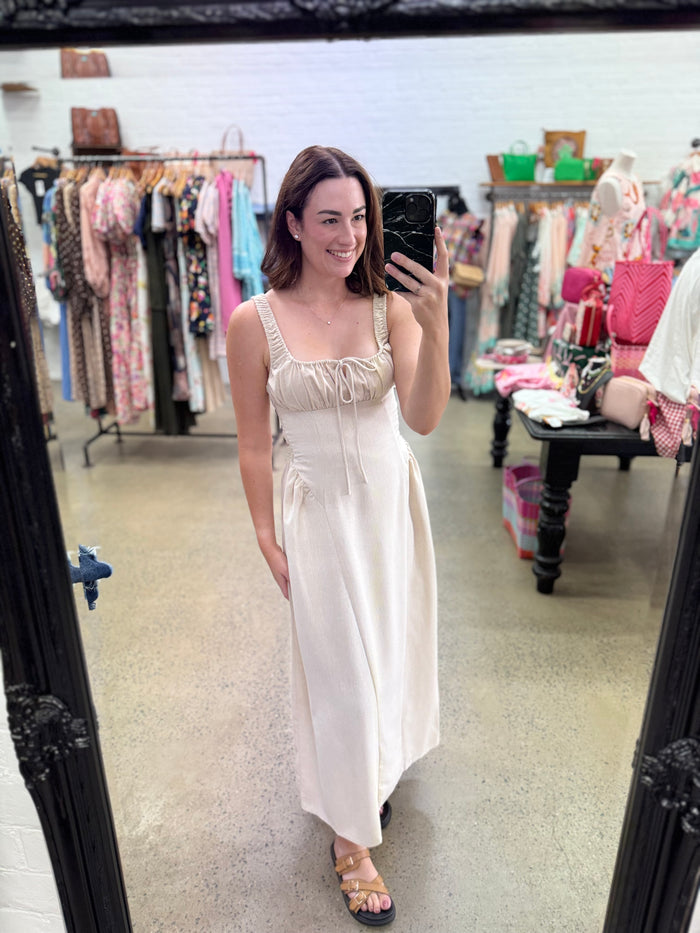 Mavis Dress - Beige