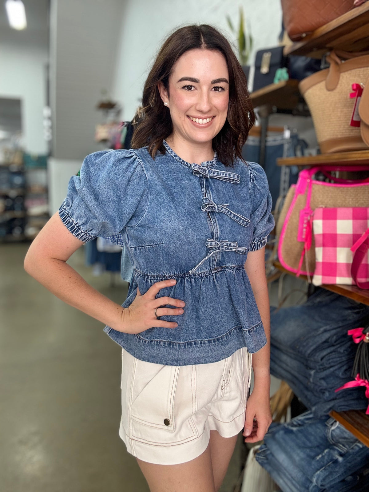 Amalie Top - Denim