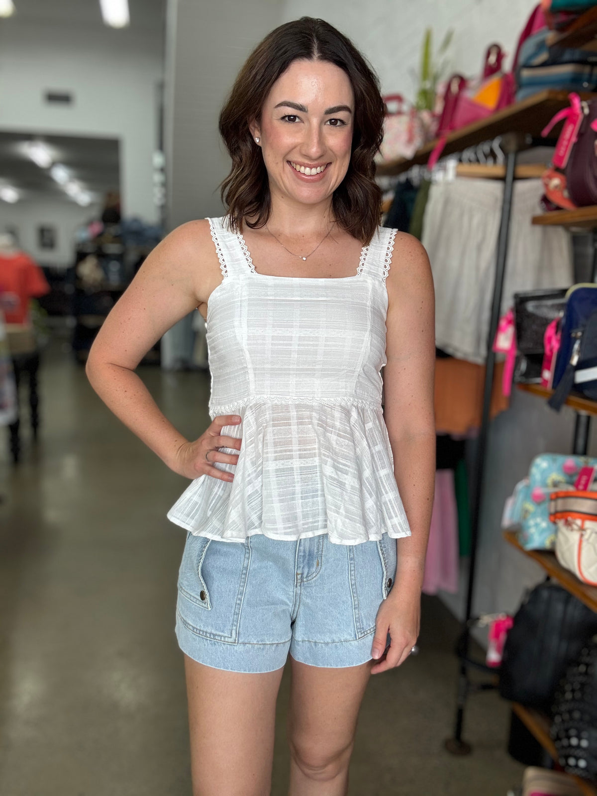 Sally Top - White