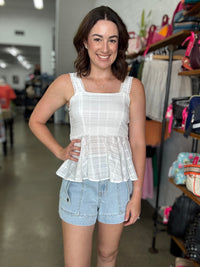Sally Top - White