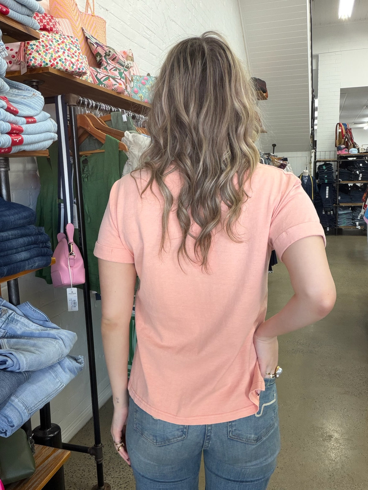 AAE Washed Tee - Peach