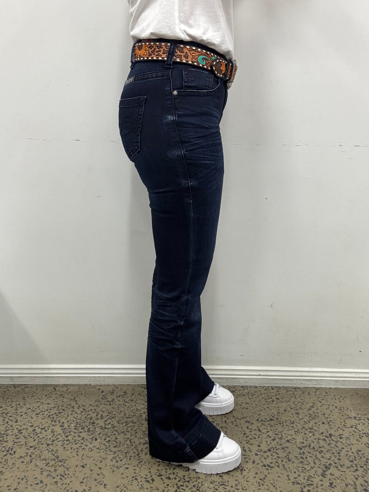 Cowgirl Tuff Jeans - Deep Sapphires