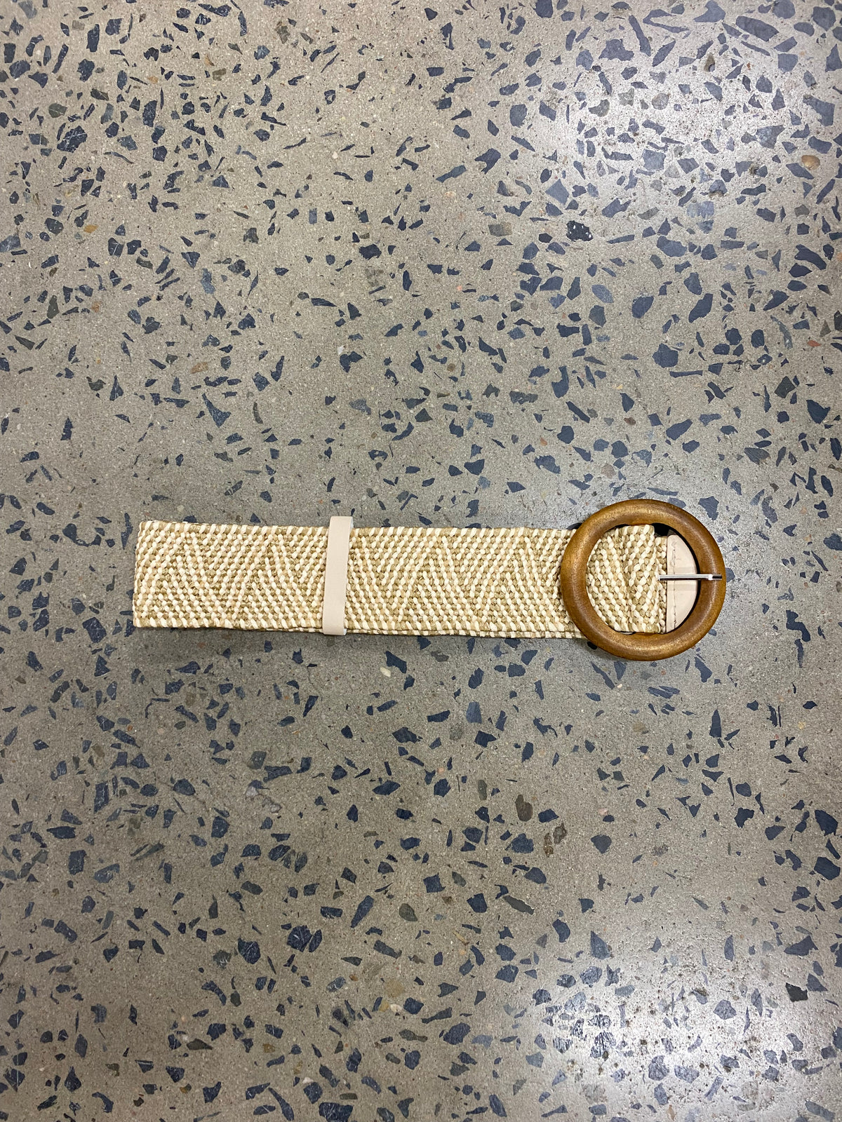 Boutique Belt - Beige & Cream