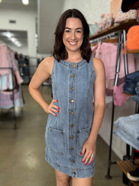 Benson Dress - Light Denim