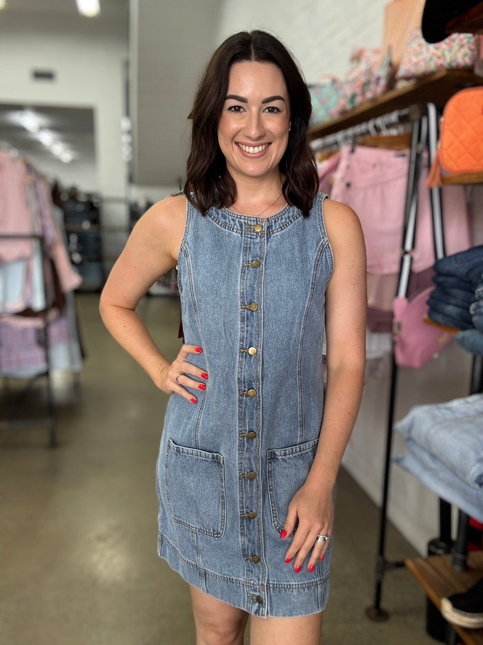 Benson Dress - Light Denim