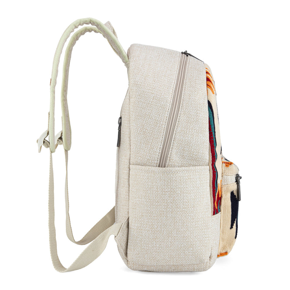 Wrangler Aztec Knitted Backpack - Tan (WG174-91153TN)