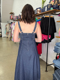 Belle Maxi Dress - Dark Denim