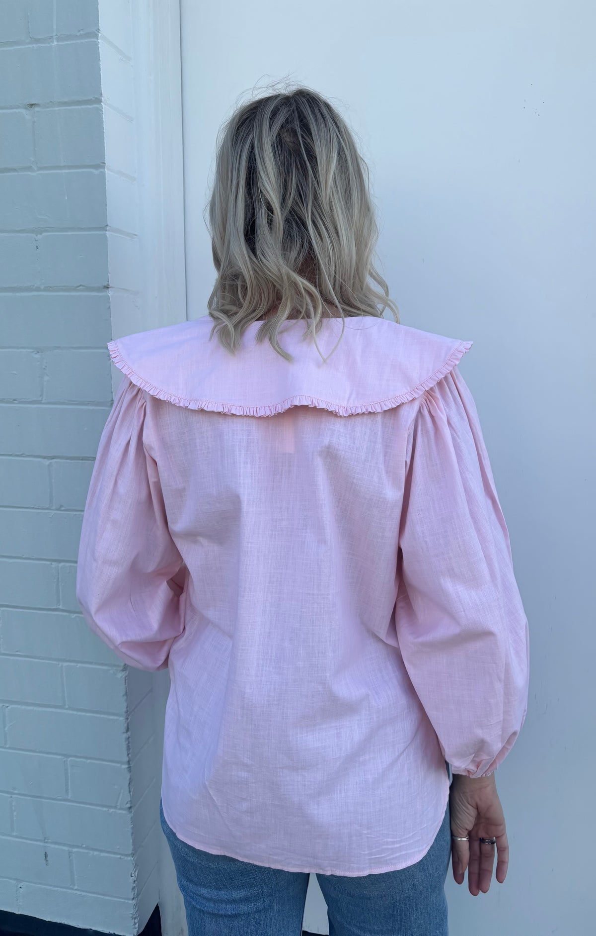 LJC Birdie Top - Pale Pink